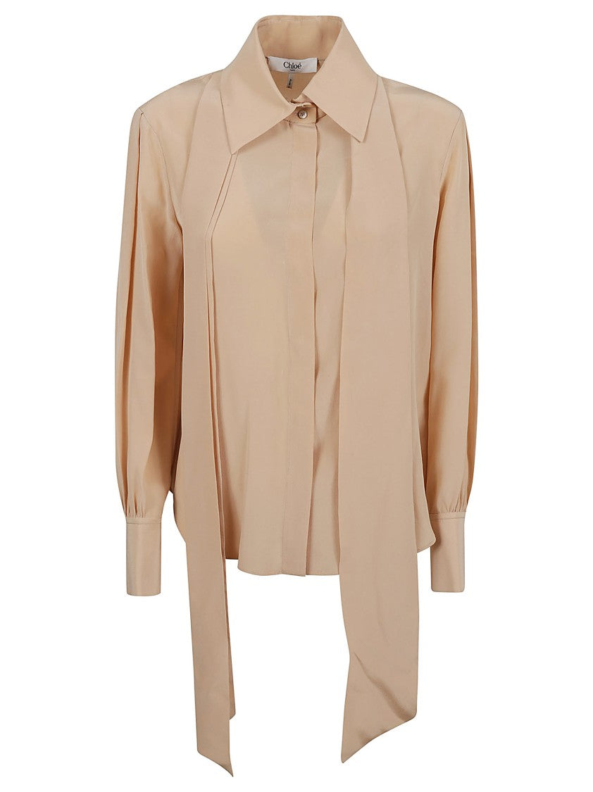 Chloé Silk Shirt With Classic Collar
