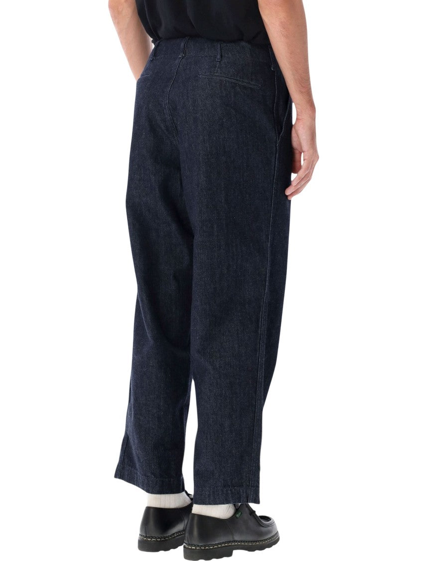 Namamica Relaxed Fit Classic Indigo Wash Wide-Leg Jeans