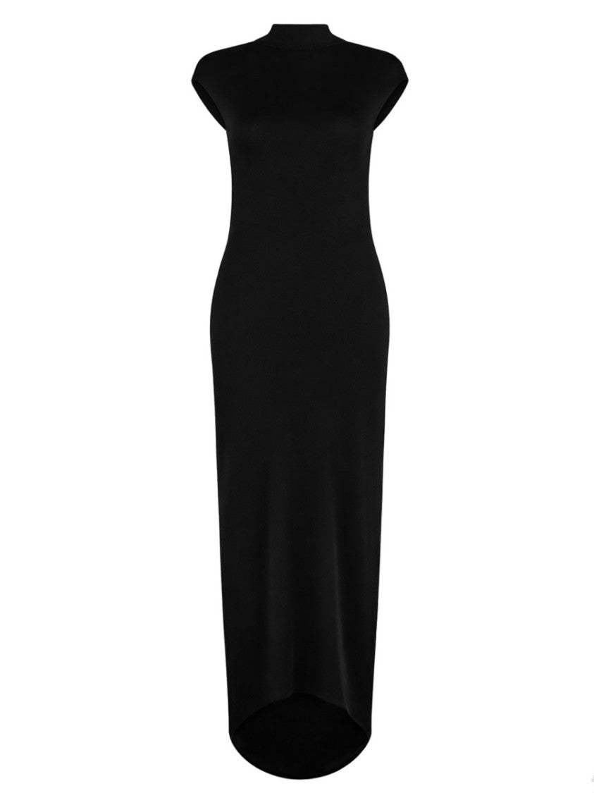 Tom Ford High Neck Viscose Cut-Out Evening Dress