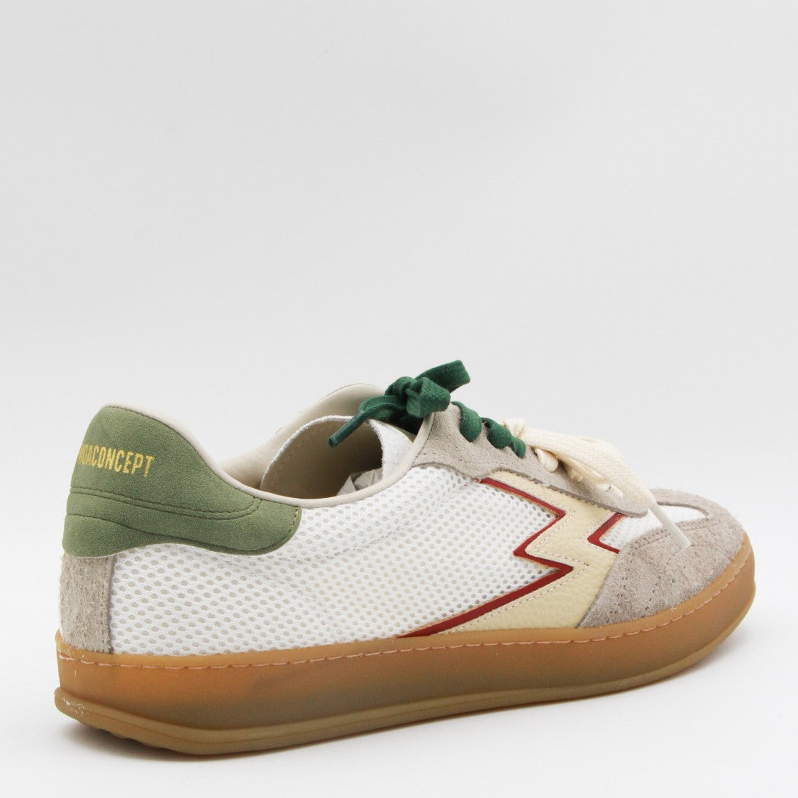 Moaconcept Retro-Inspired Mesh And Suede Sneakers