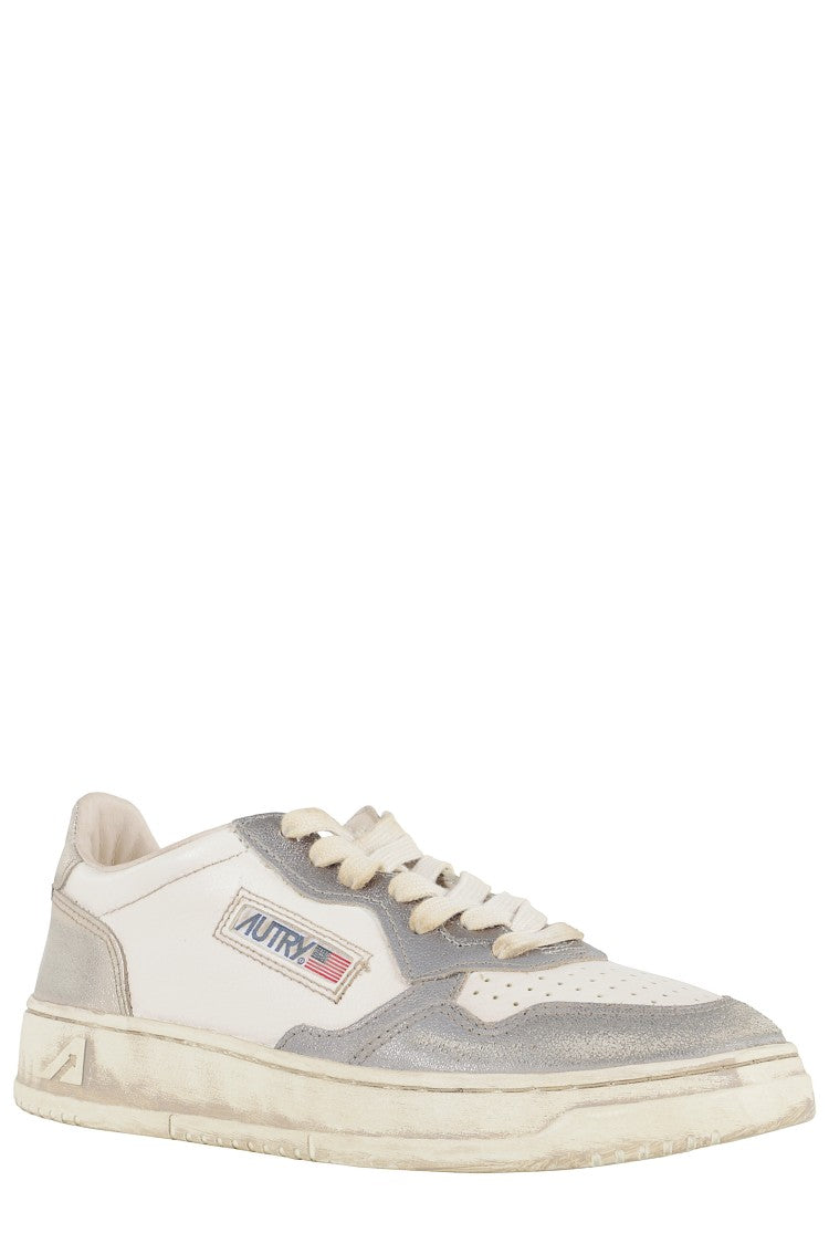 Autry Sup Vintage Sneakers With Vintage Leather Upper