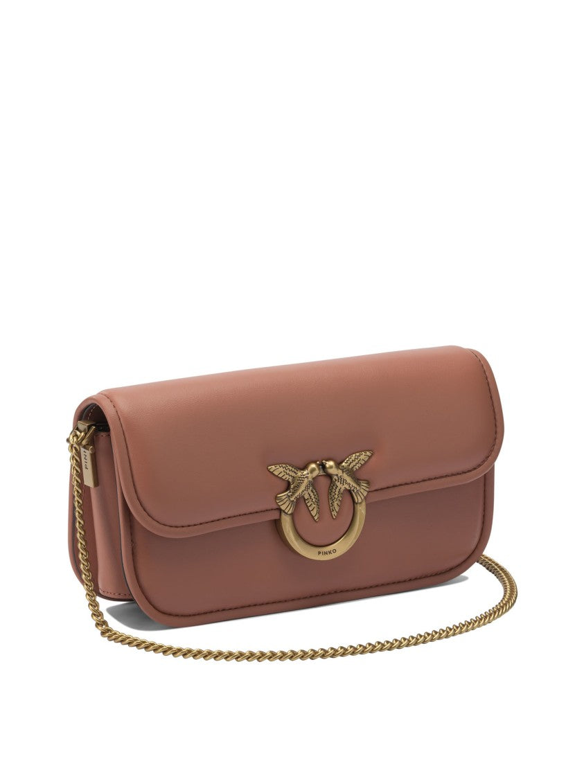 Pinko Leather Crossbody Bag