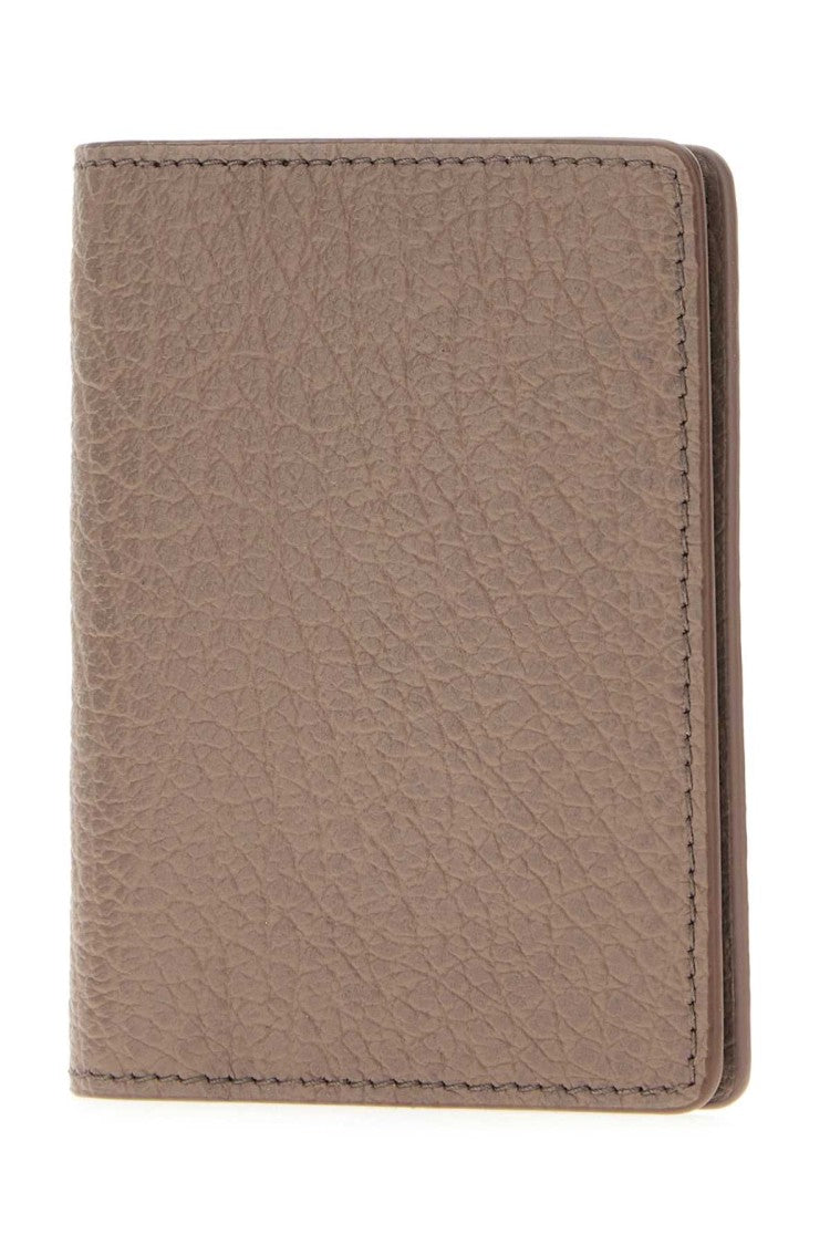 Maison Margiela Dove Grey Leather Card Holder