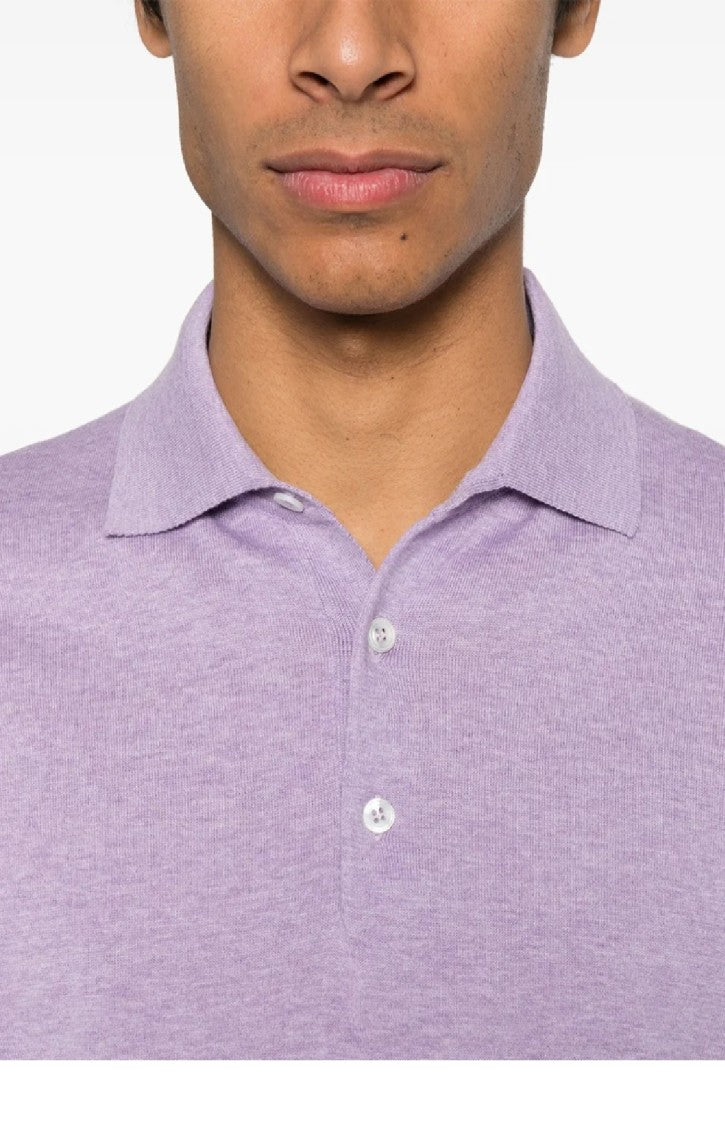 Lardini Short-Sleeved Polo With Classic Collar