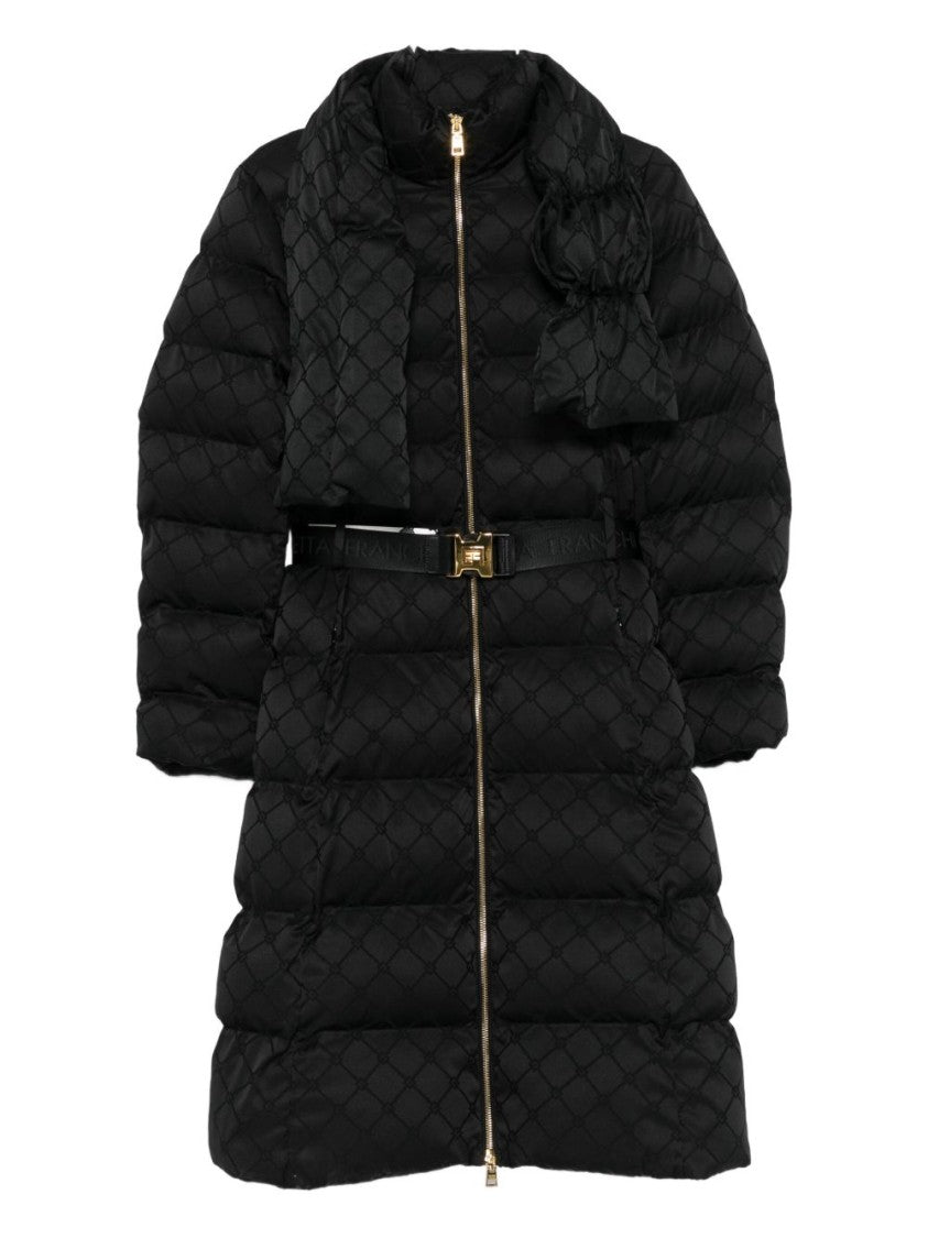 Elisabetta Franchi Puffer Jacket With Quilted Pattern