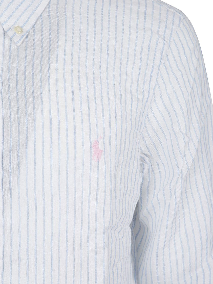 Polo Ralph Lauren Striped Long-Sleeve Linen Shirt