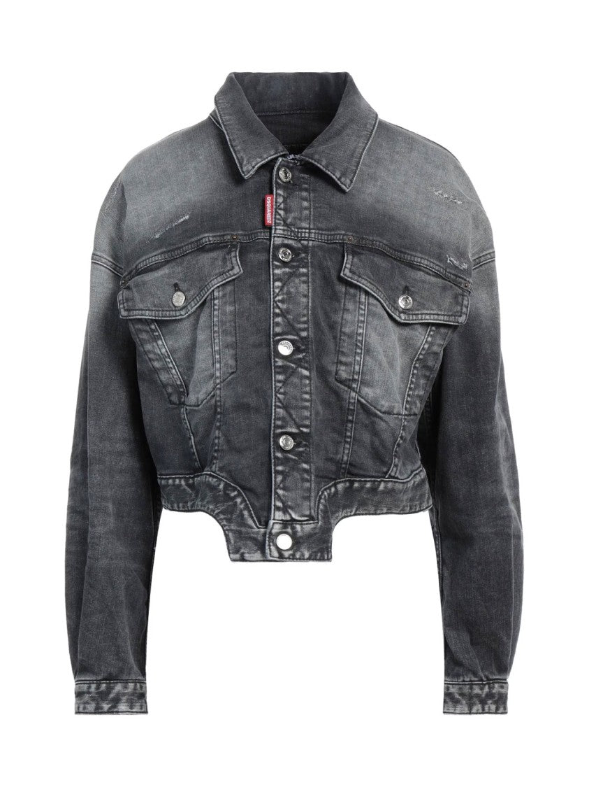 Dsquared2 Raw Cut Jean Denim Jacket