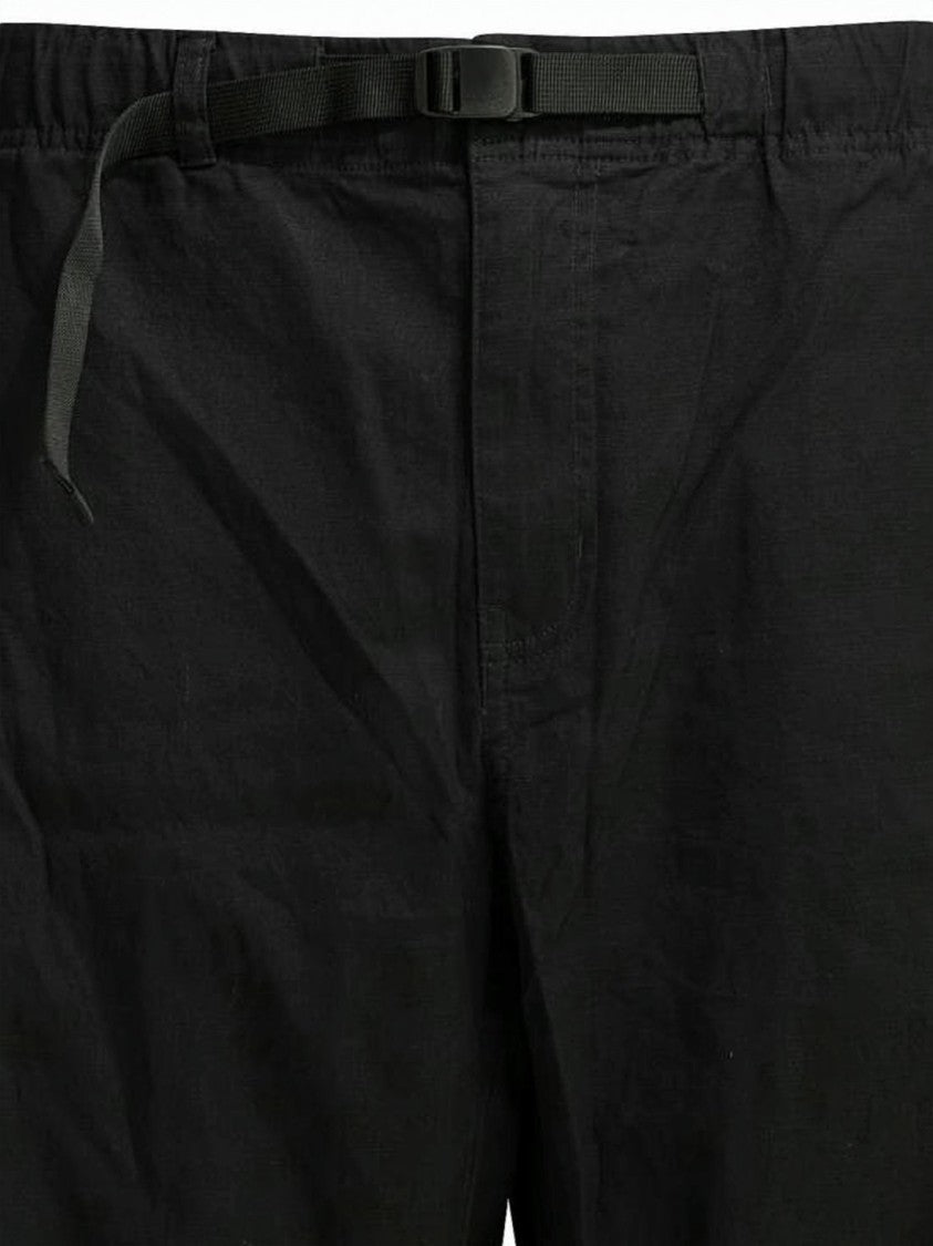 Patagonia Straight-Leg Black Pants With Adjustable Belt And Functional Pockets