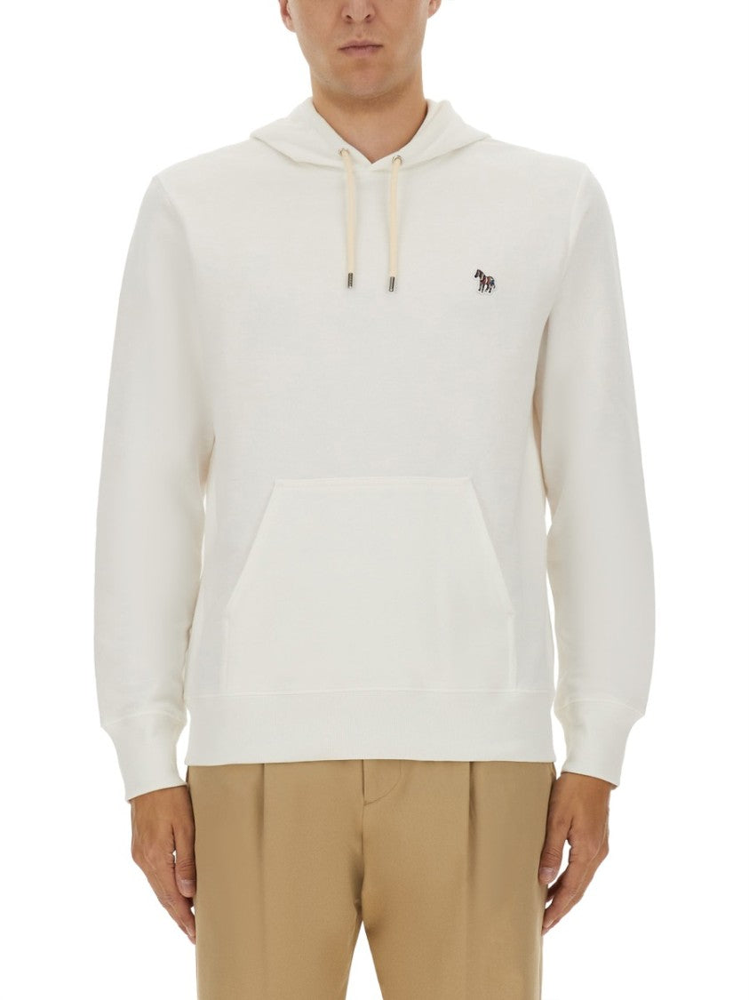 Ps Paul Smith Classic White Organic Cotton Hoodie