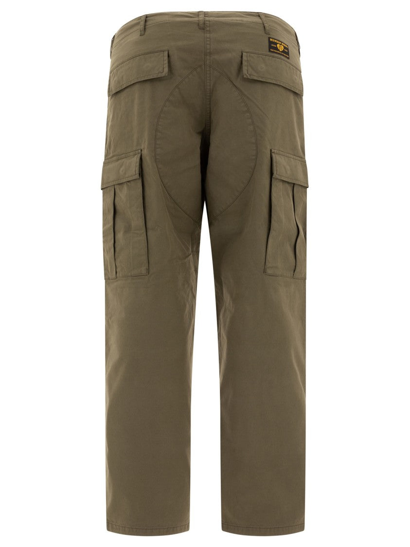 Human Made Mid-Rise Cargo Trousers With Adjustable Drawstring