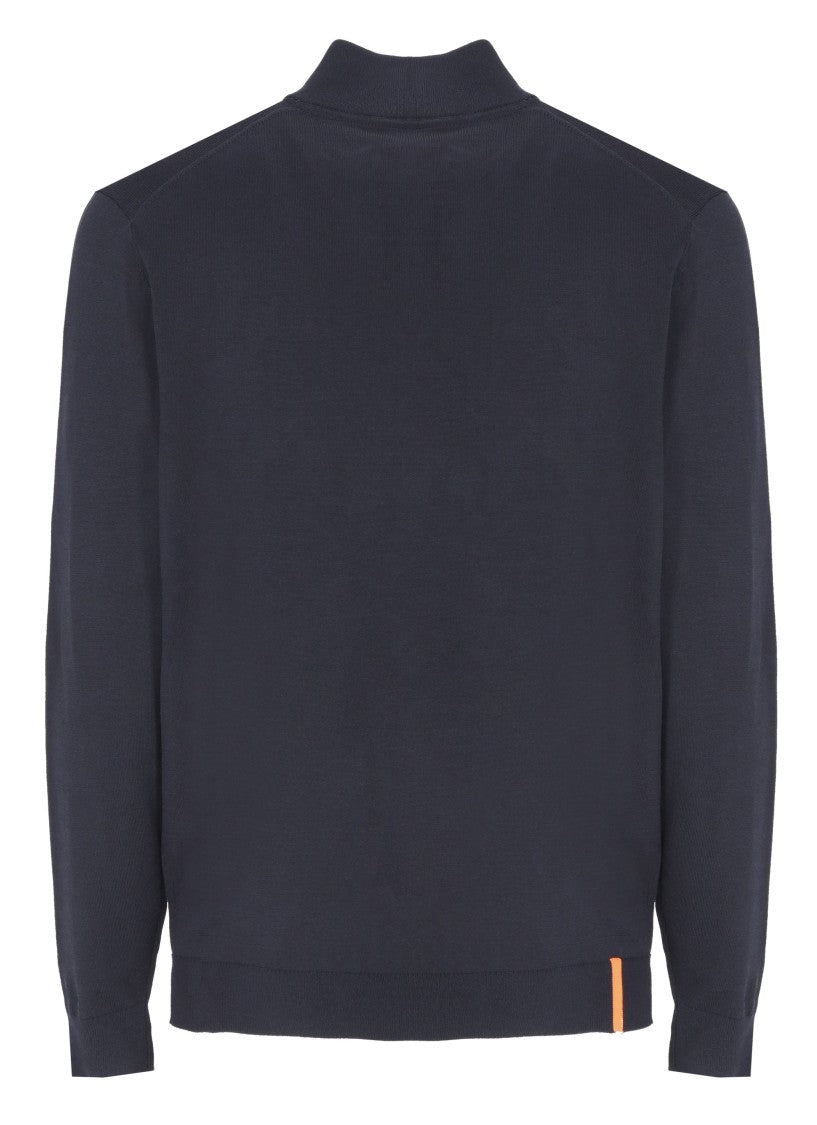 Rrd Blue Sweatshirt High-Neck Sweatshirt