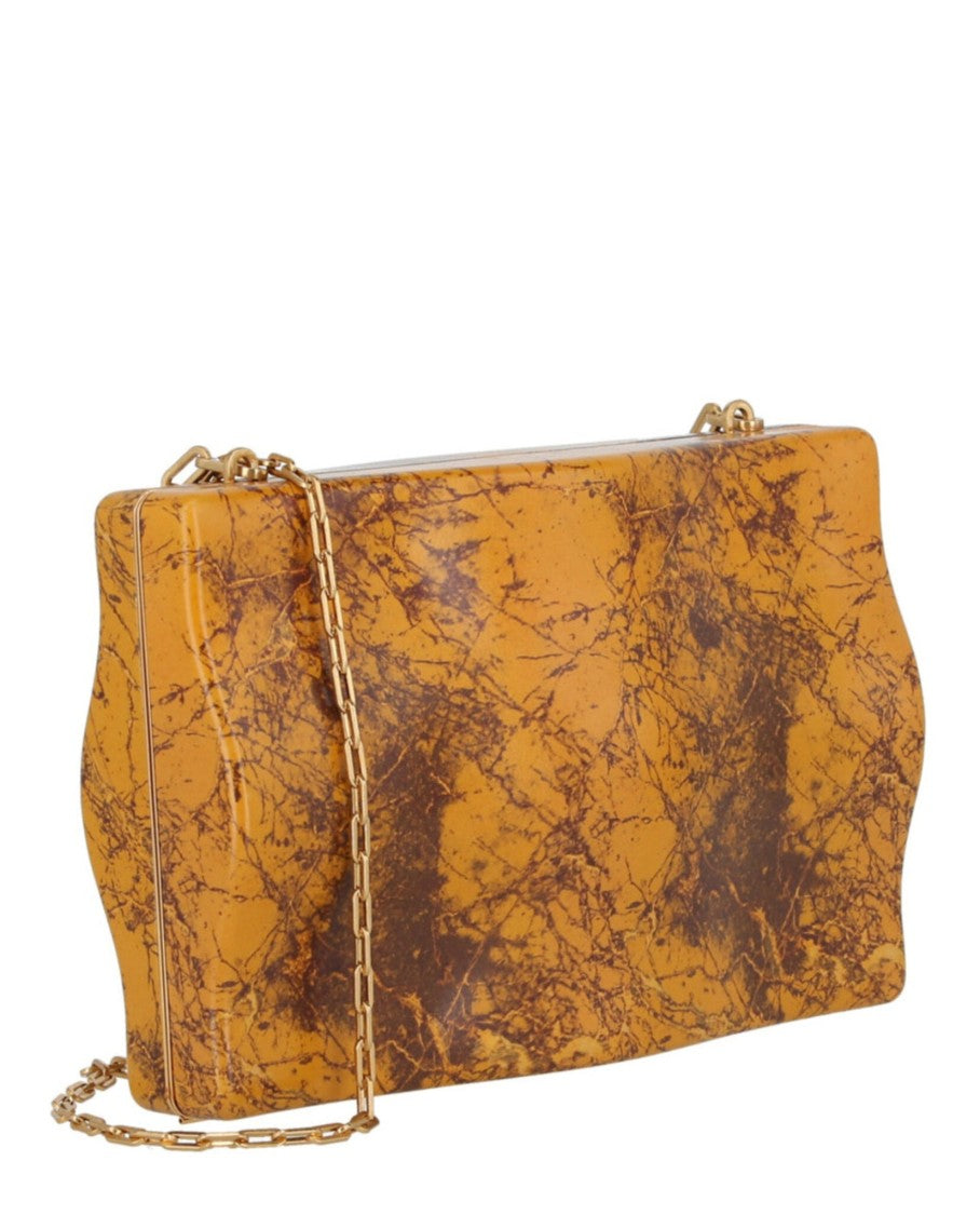 Bottega Veneta Spazzolato Leather Clutch Bag