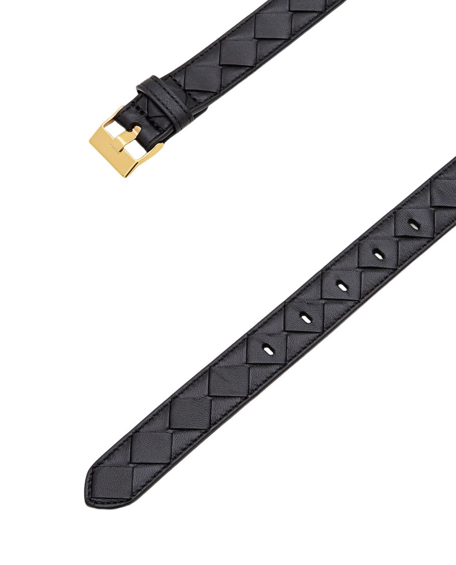 Bottega Veneta Intrecciato Calfskin Belt