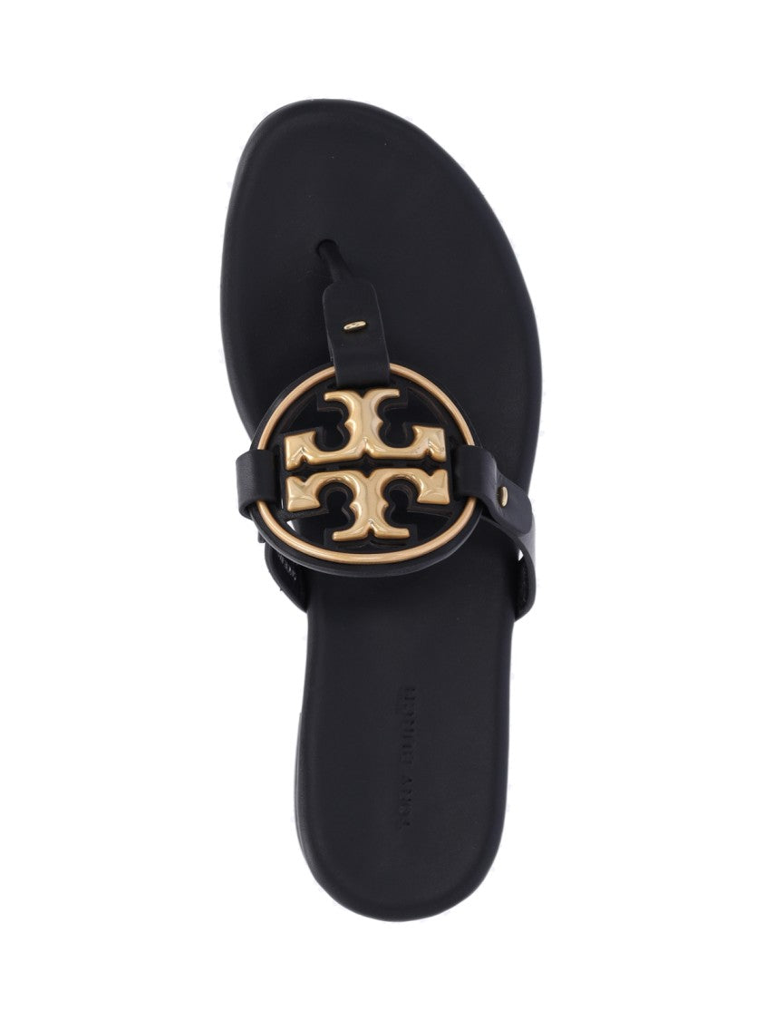 Tory Burch Miller' Thong Sandals – Black