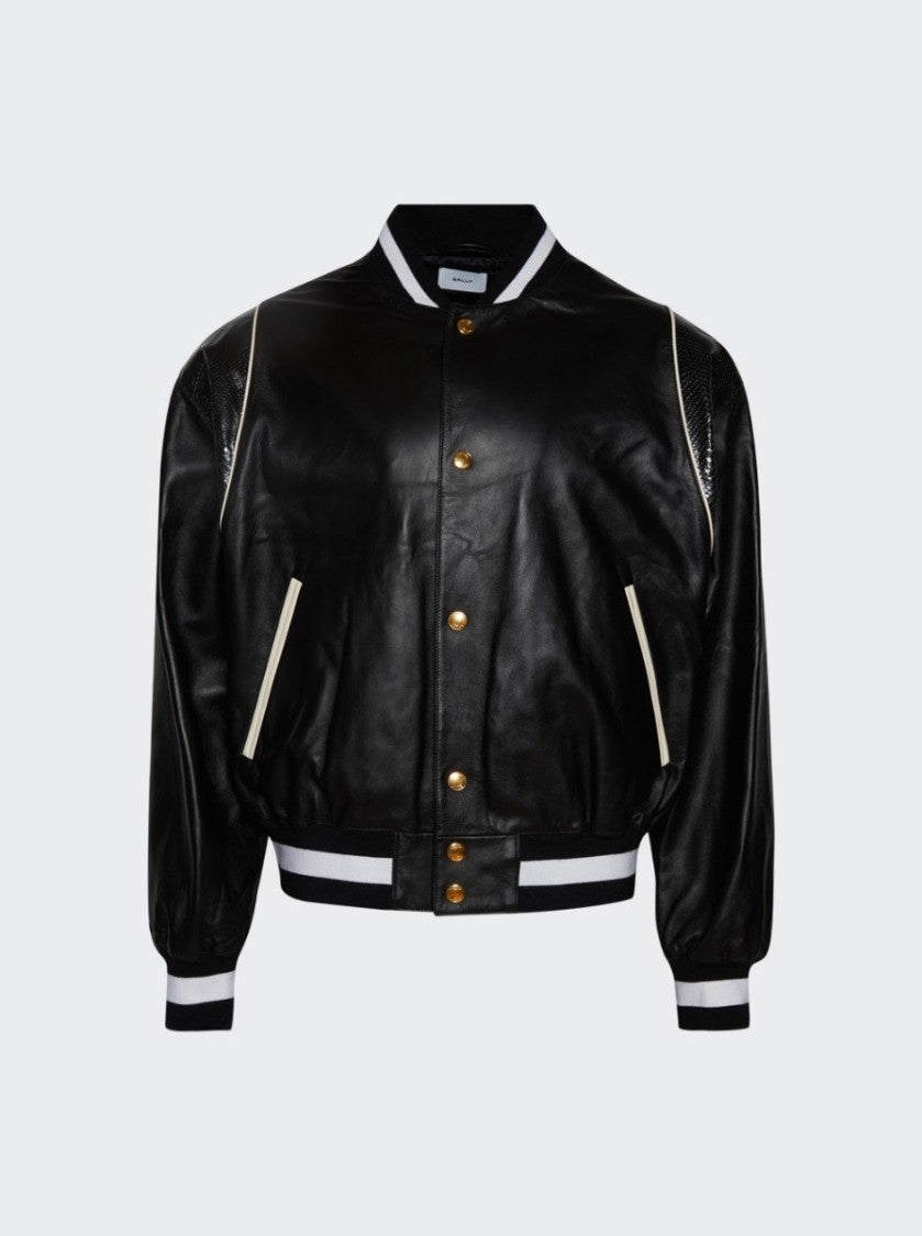 Bally Letterman Leather Jacket