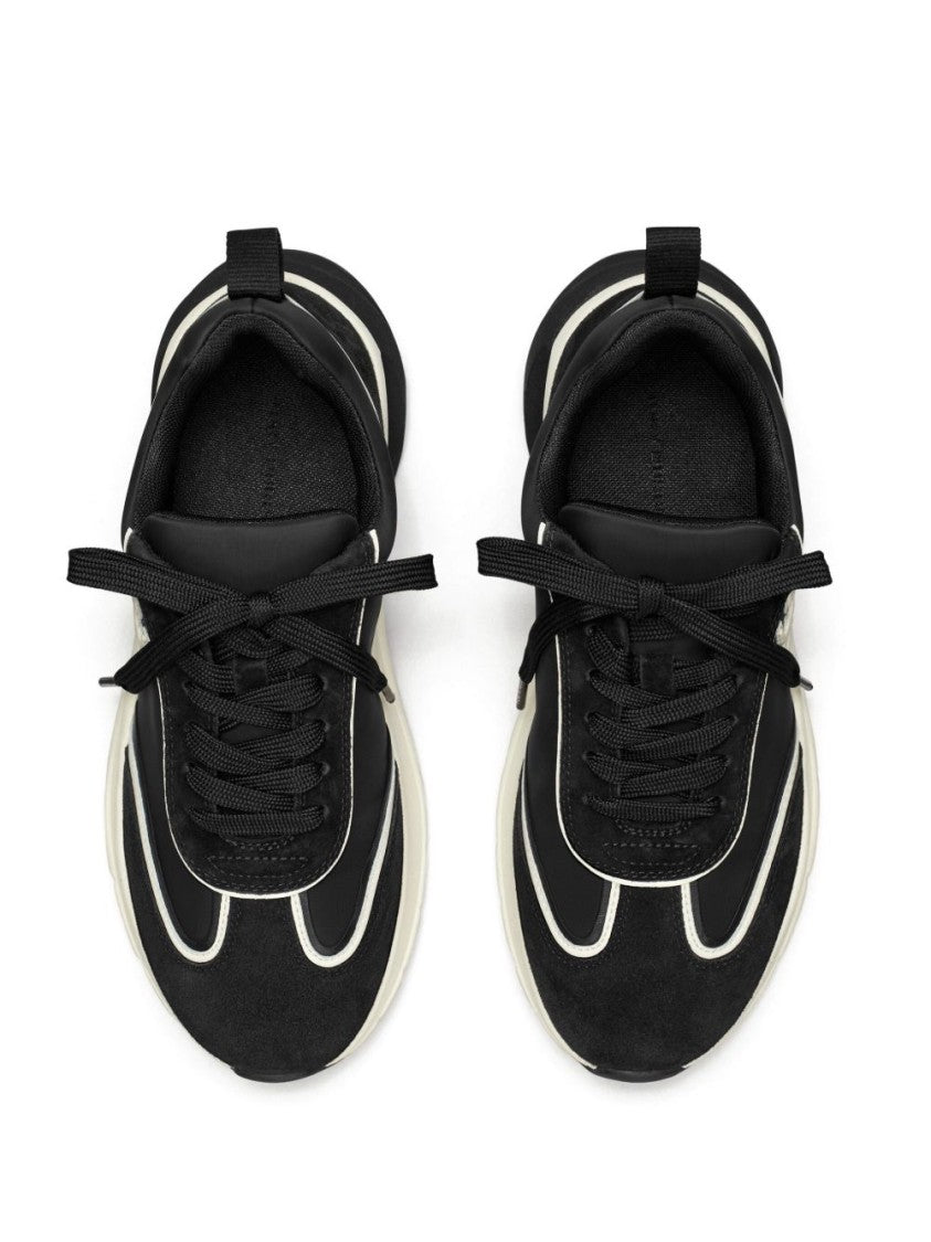 Tory Burch Two-Tone Trainer Shoes With Suede