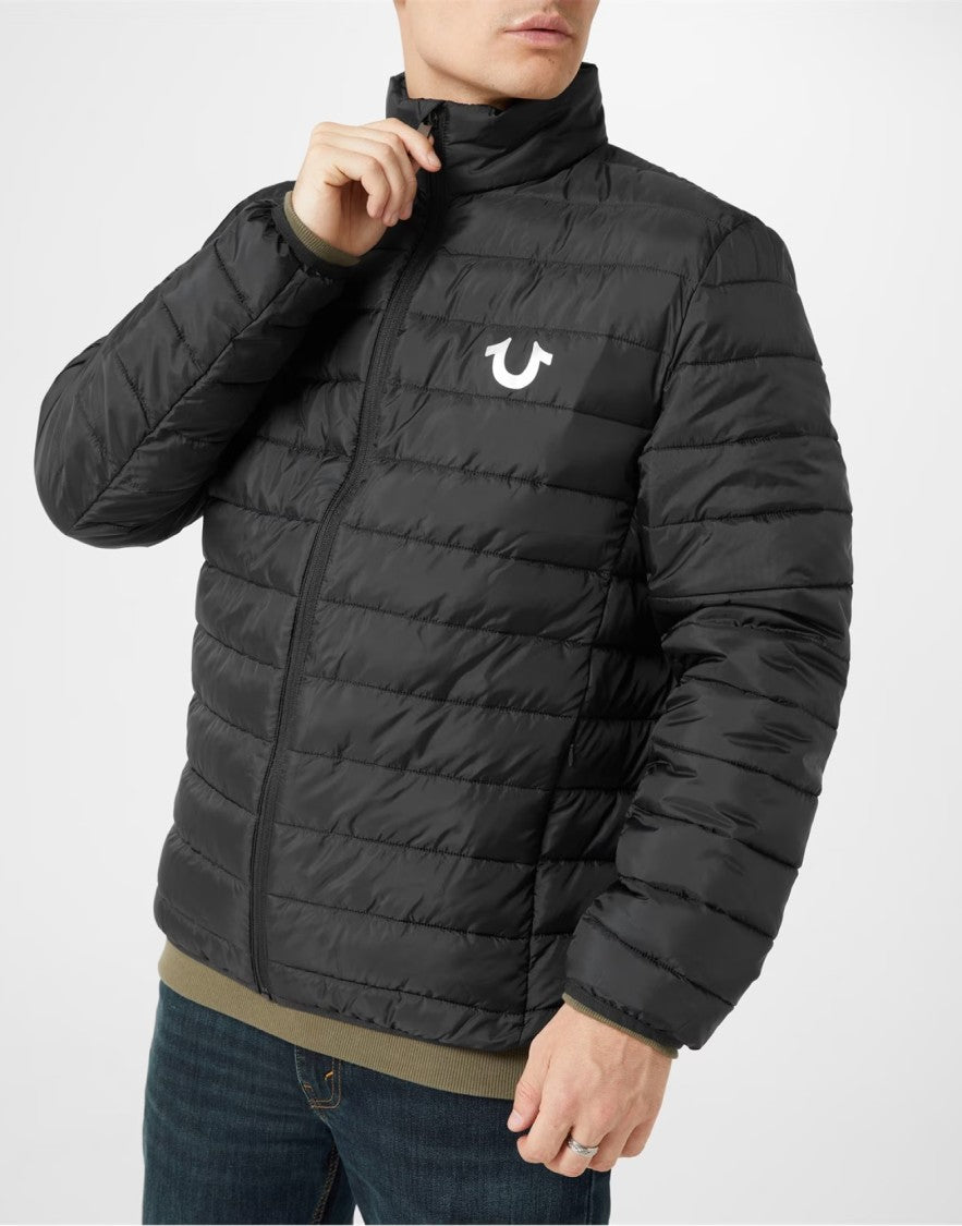 True Religion Horseshoe Logo Puffer Jacket