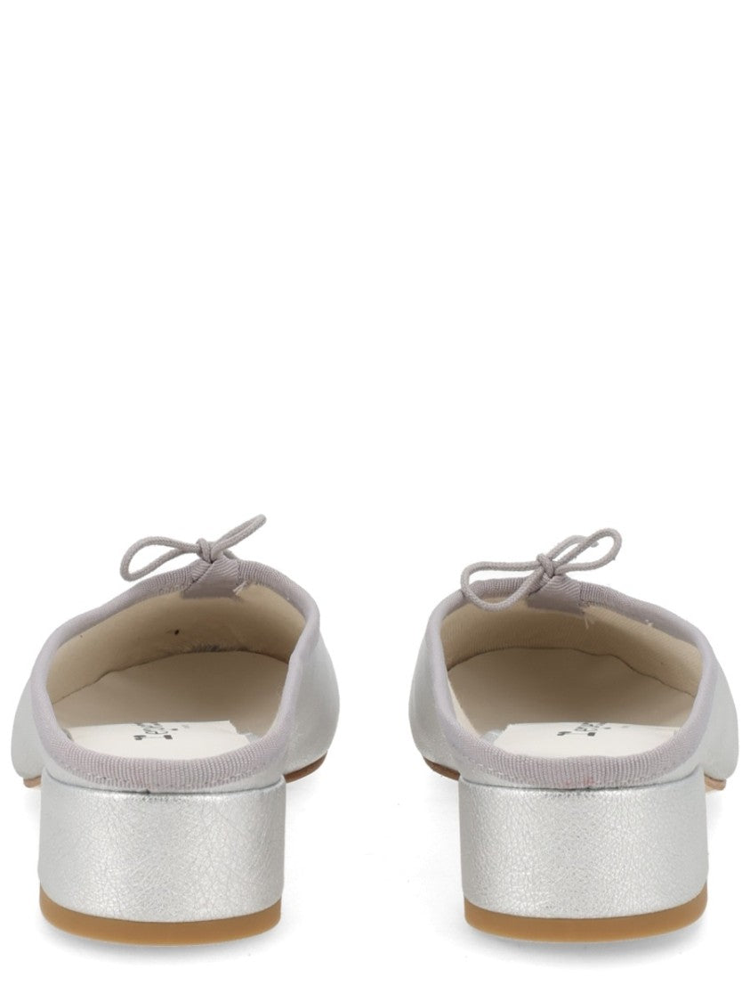 Repetto Ballerina Mule Camille Low Block Calfskin Mules