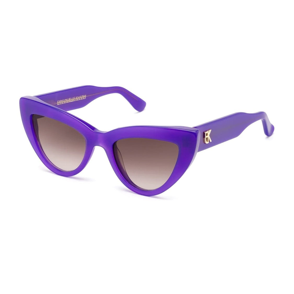 Emmanuelle Khanh Purple Cherry Cat-Eye Sunglasses