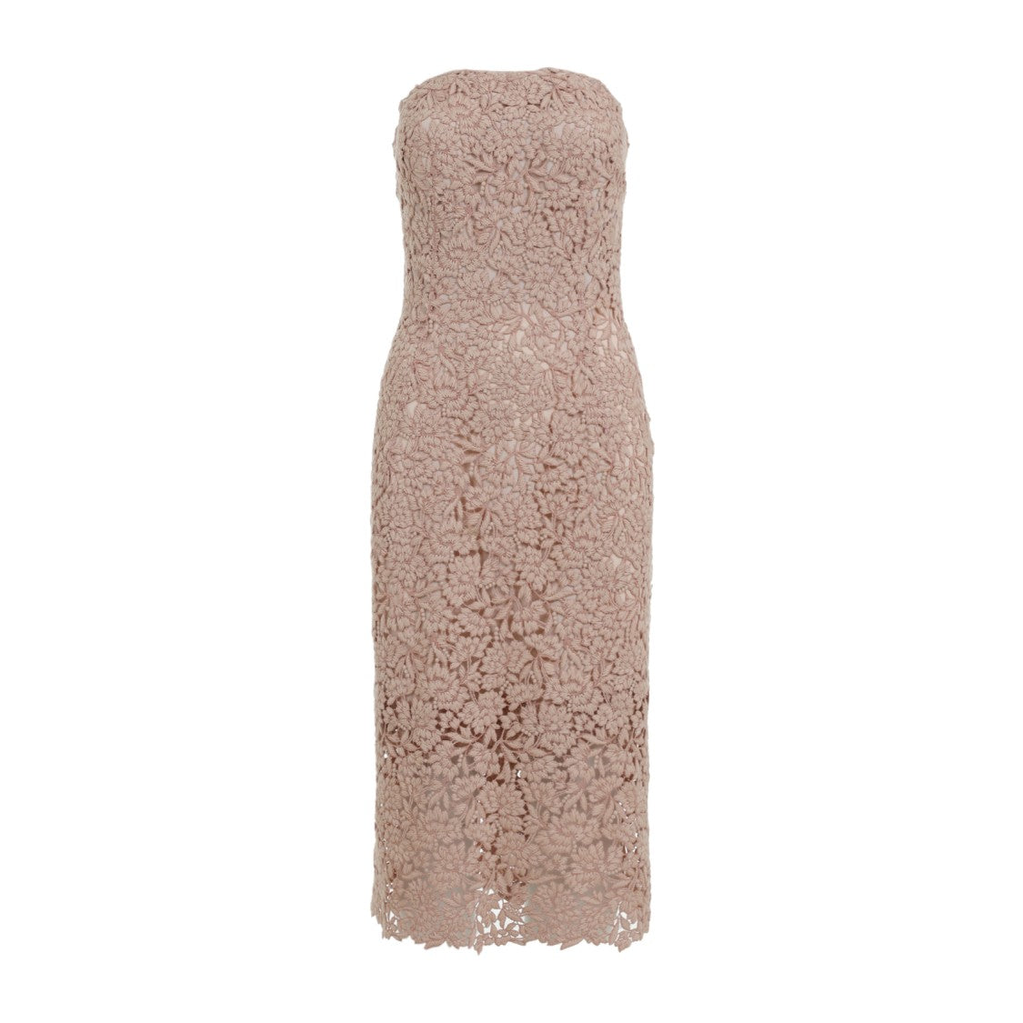 Ermanno Scervino Pink Polyester Midi Dress