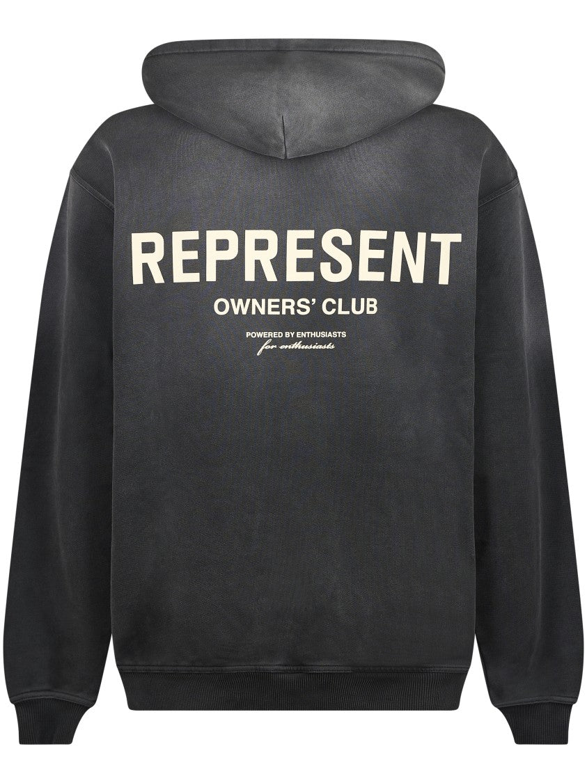 Represent Relaxed Fit Hoodie With Graphic Back And Subtle Logo