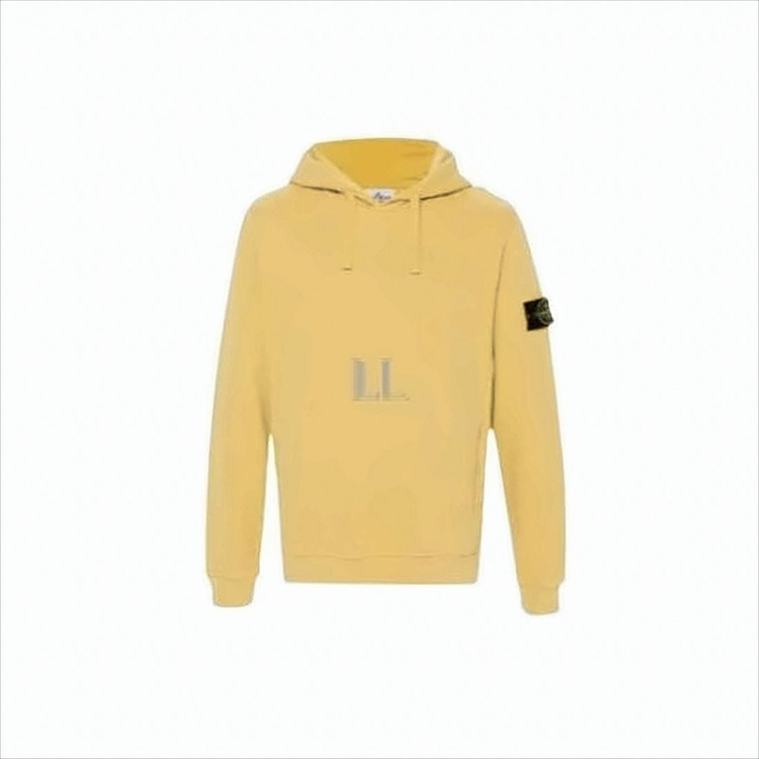 Stone Island Hooded Sweatshirt In Solid Mustard Yellow