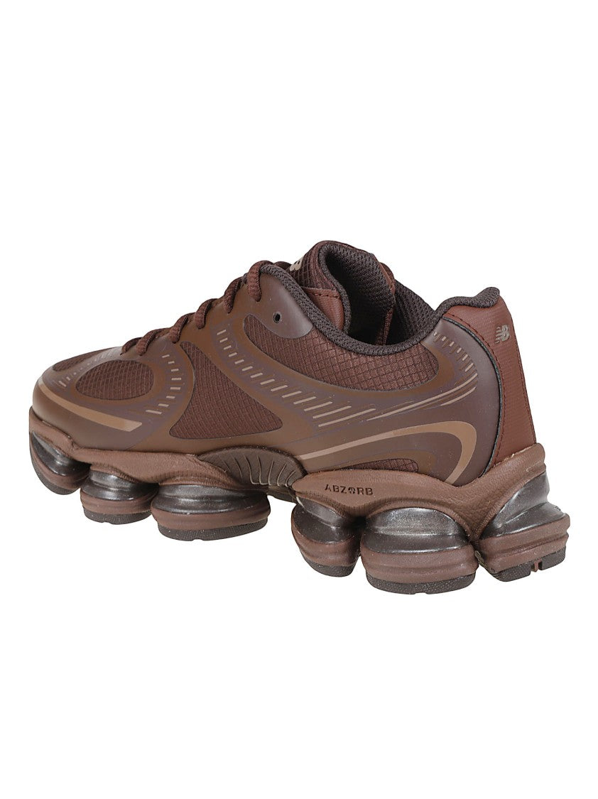 New Balance Brown 2000 Segmented-Sole Polyester Sneakers