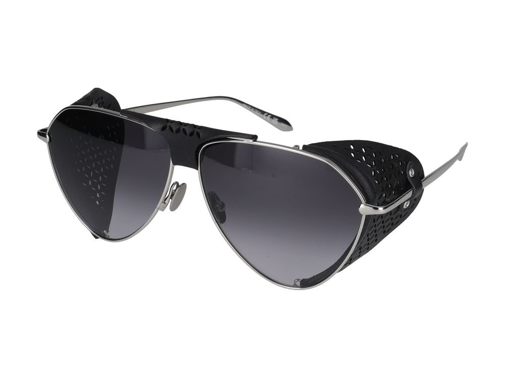 Azzedine Alaïa Sunglasses Azzedine Alaia Aa0067s 001 Silver Silver Grey 62/11/140