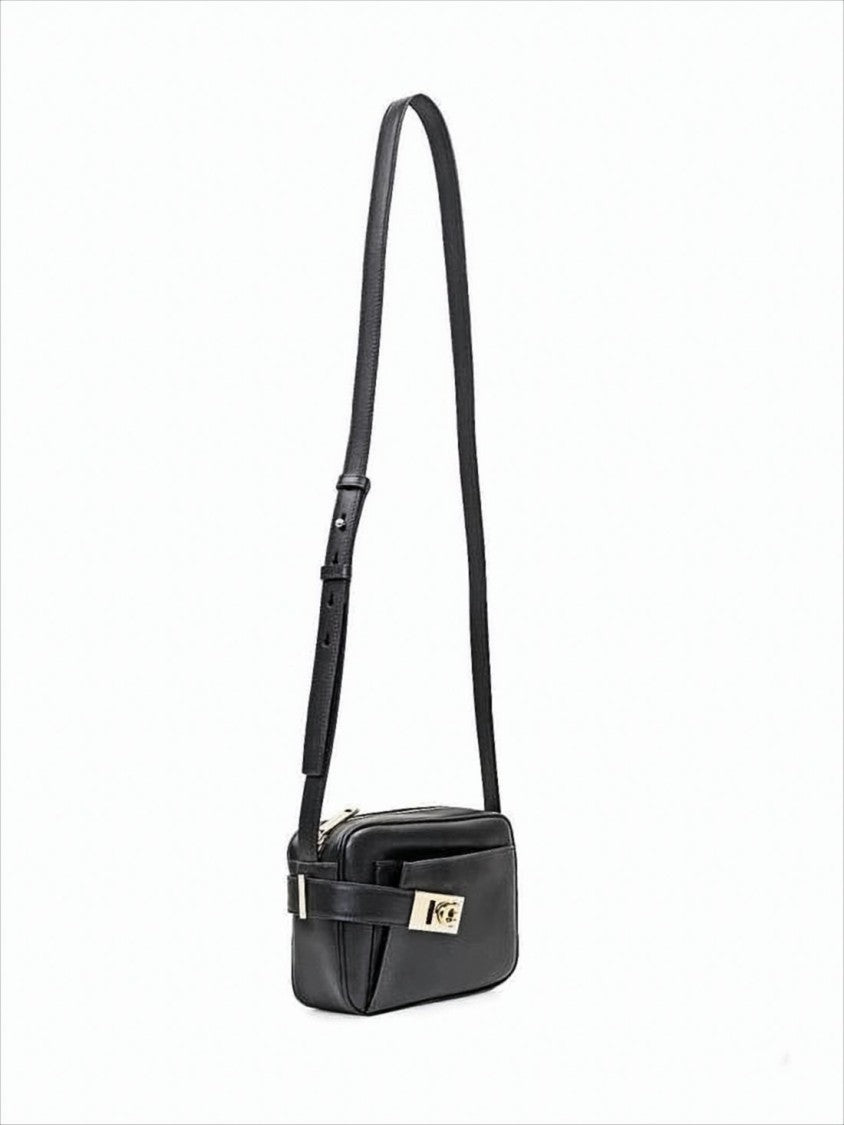 Salvatore Ferragamo Smooth Calf Leather Shoulder Bag