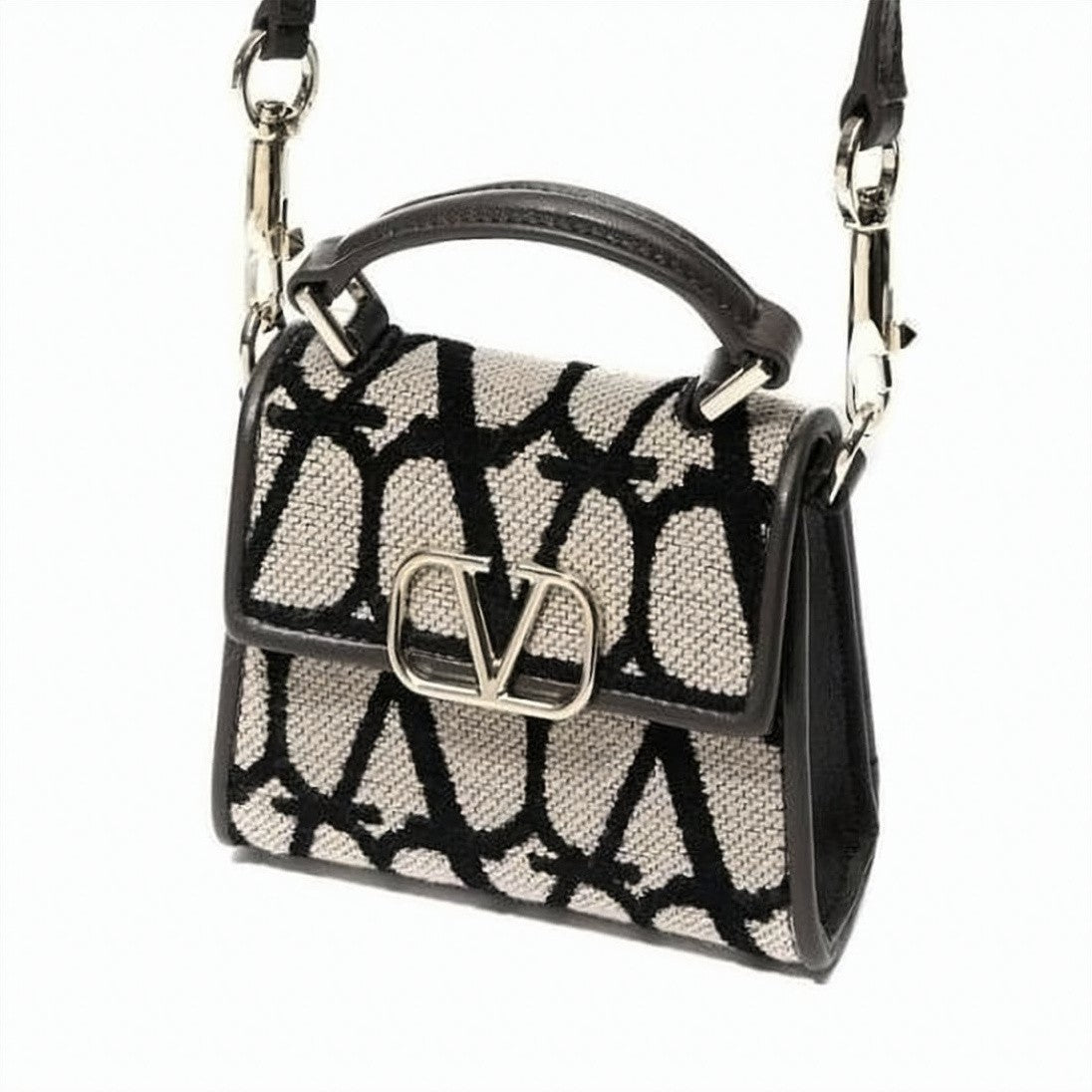 Valentino Garavani Structured Tote Bag With Textured Fabric