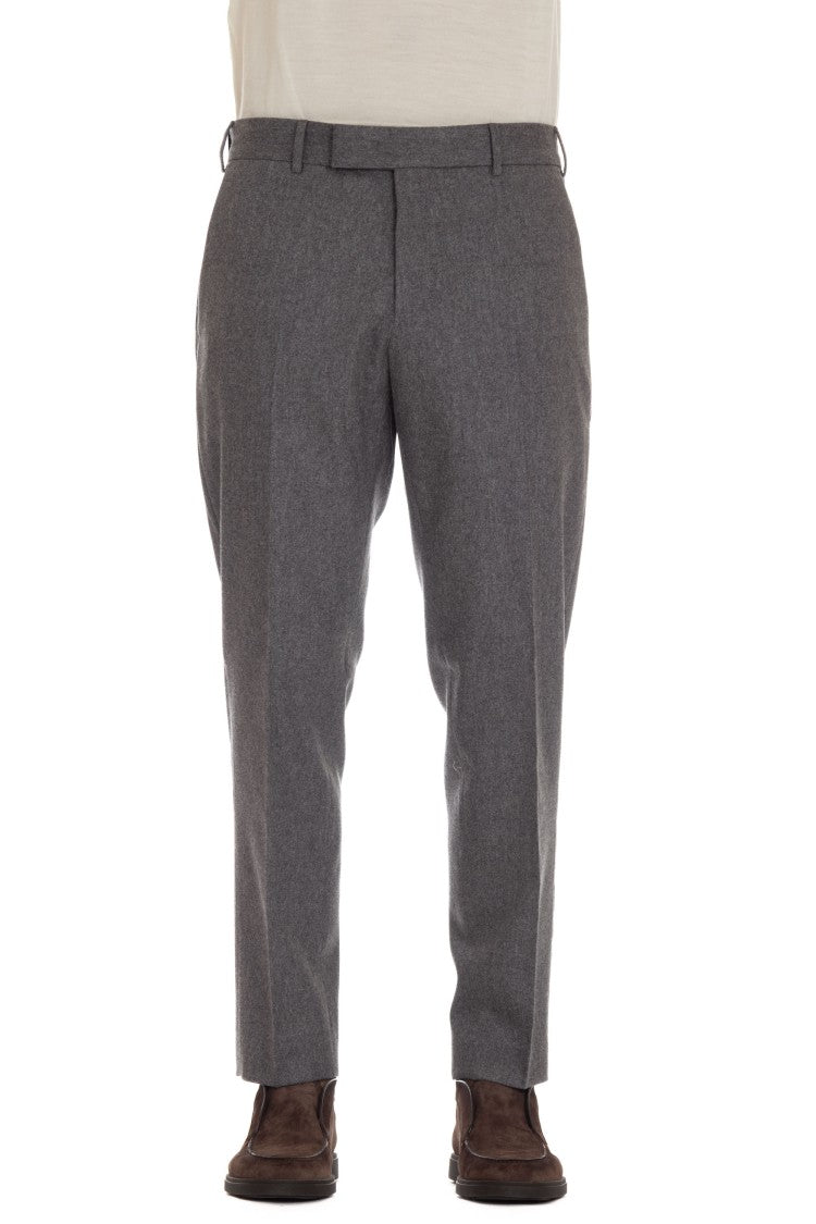 Pt Torino Flannel Wool-Cashmere Rebel Fit Trousers