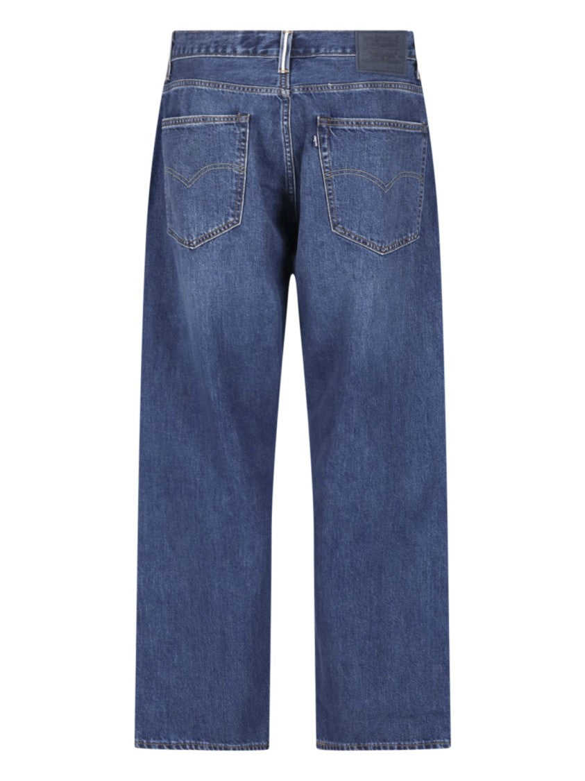 Levi's Strauss Blue Marker Loose Cotton Straight-Leg Jeans