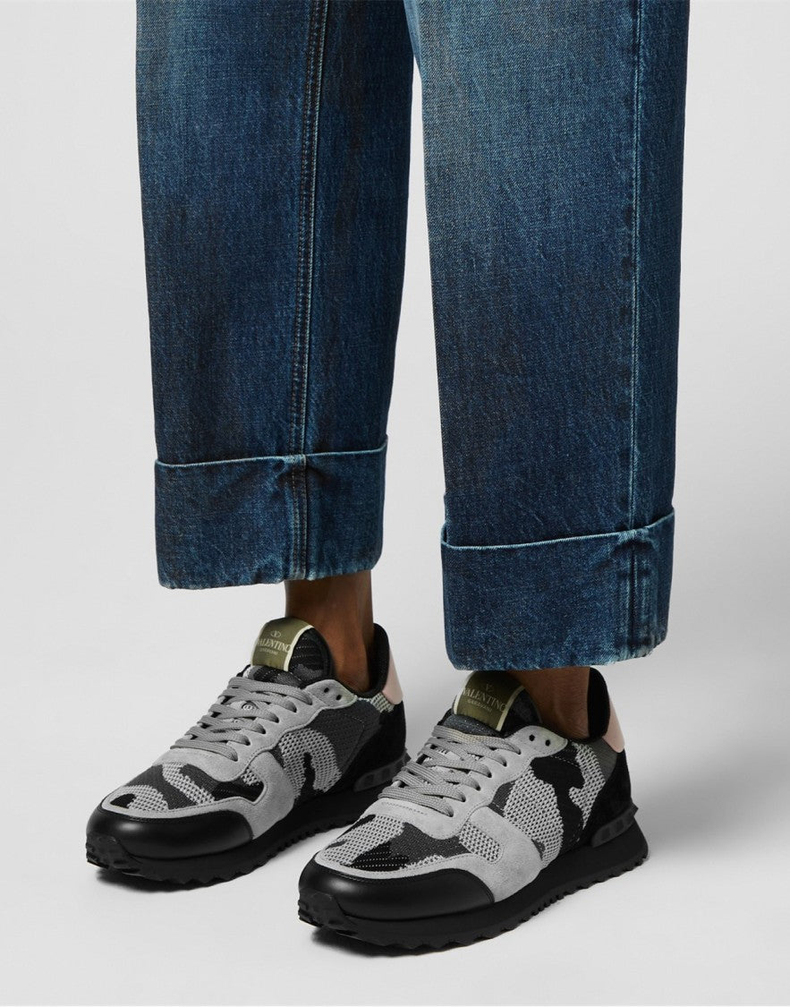 Valentino Garavani Rockstud Camo Sneakers
