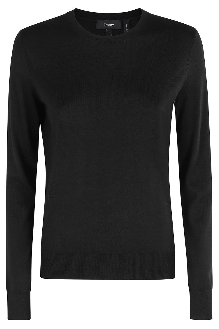 Theory Classic Crew Neck Pullover With Fitted Silhouette