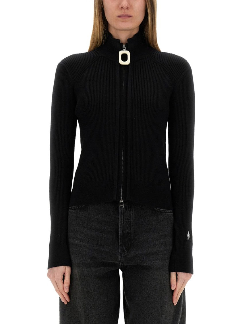 J. W. Anderson Fitted Cardigan With Zipper