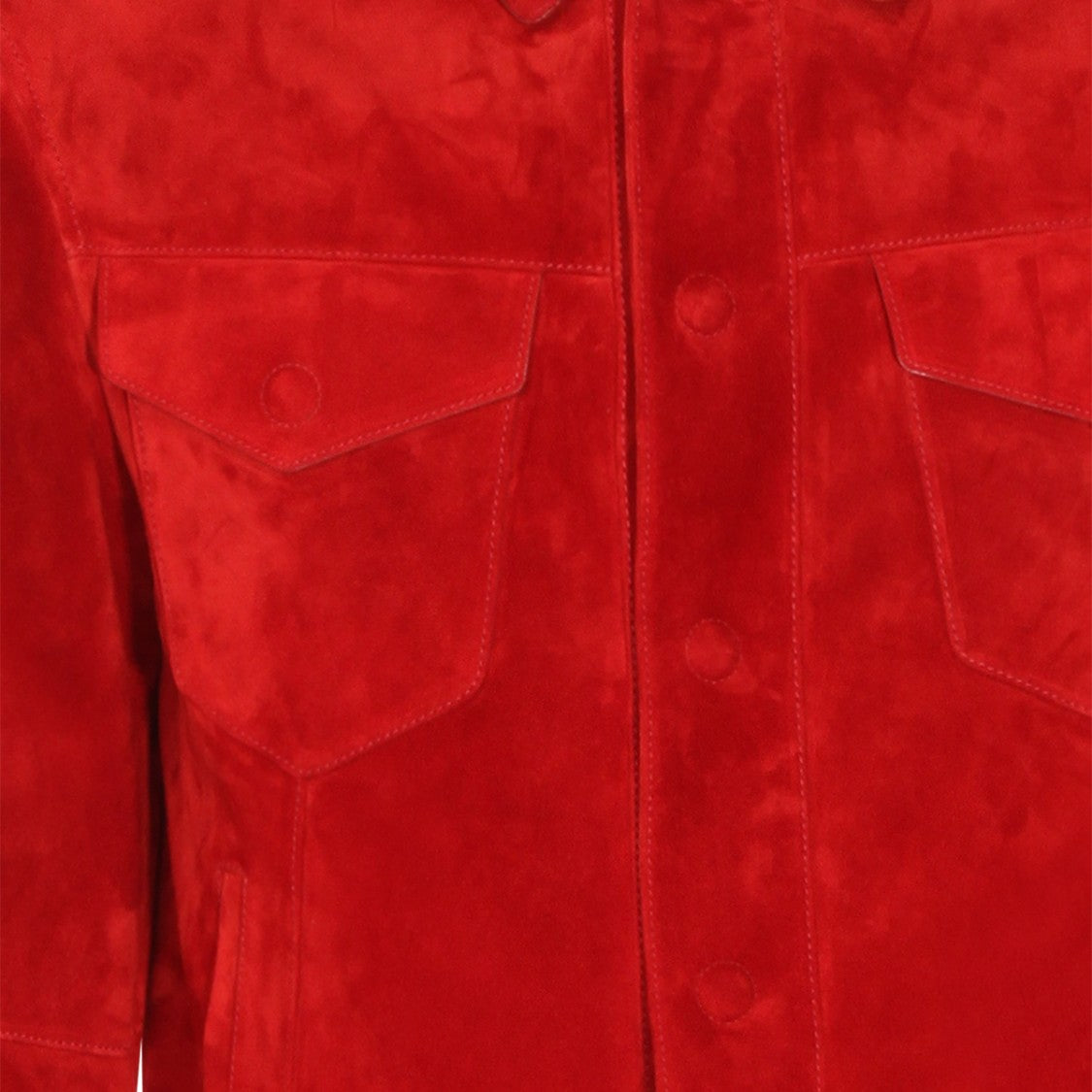 Tom Ford Tailored Red Suede Jacket
