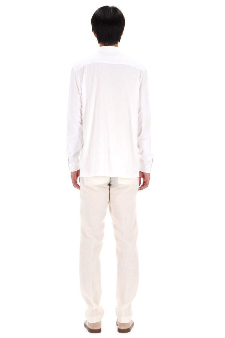 Roberto Collina Cotton Jersey Polo-Shirt