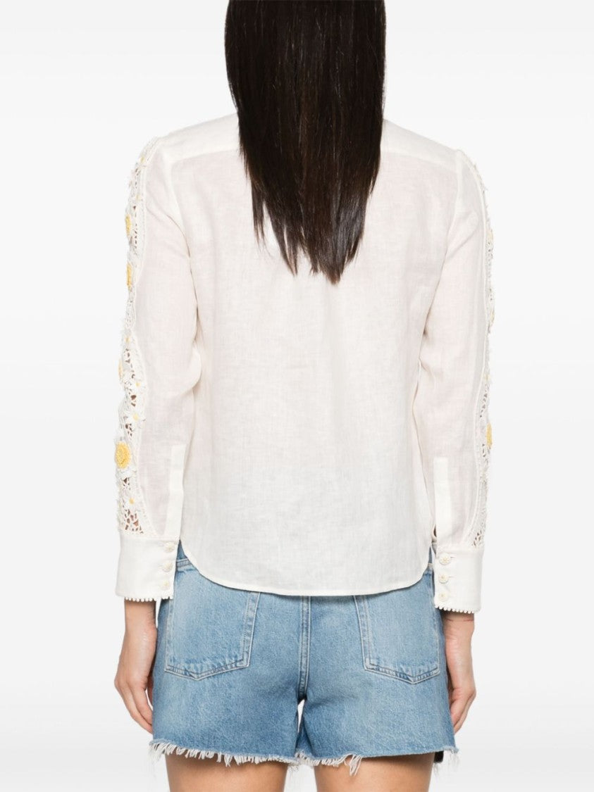 Zimmermann White Everley Shirt
