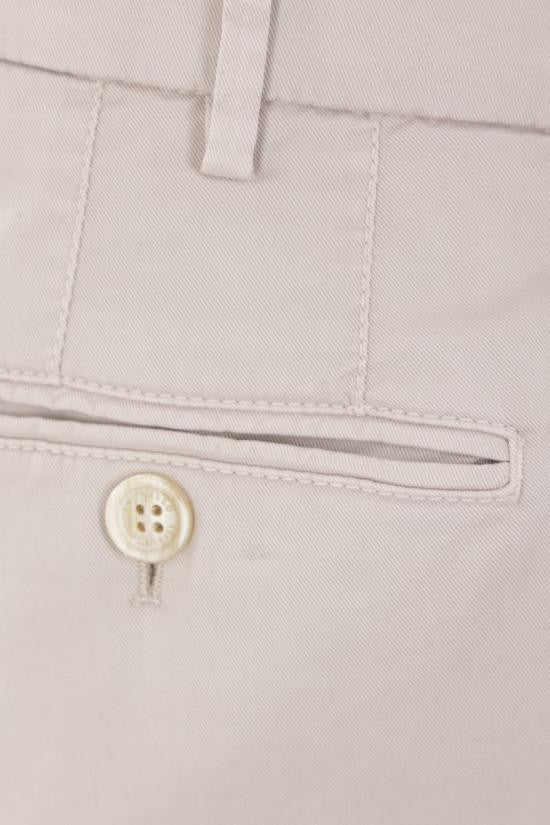 Brunello Cucinelli Cotton Blend Mid-Rise Slim Fit Chinos