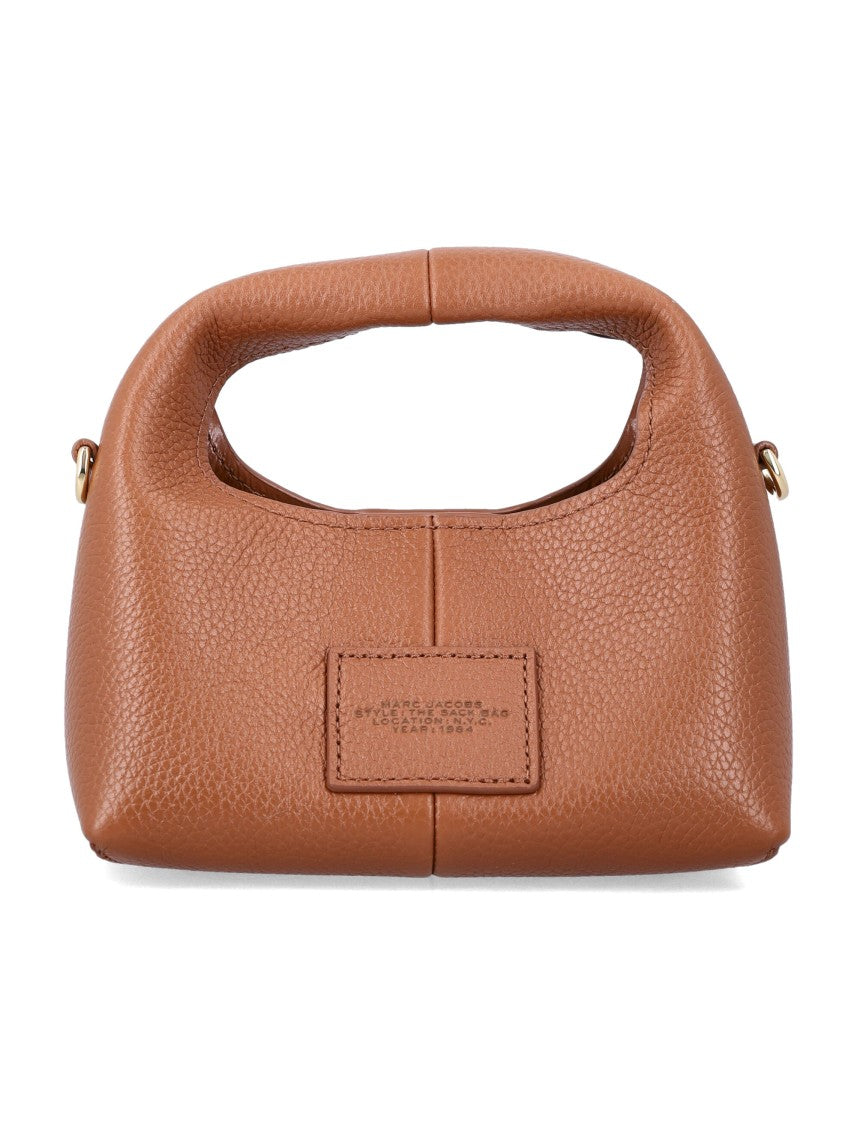 Marc Jacobs The Micro Crossbody Sack Bag In Full-Grain Leather