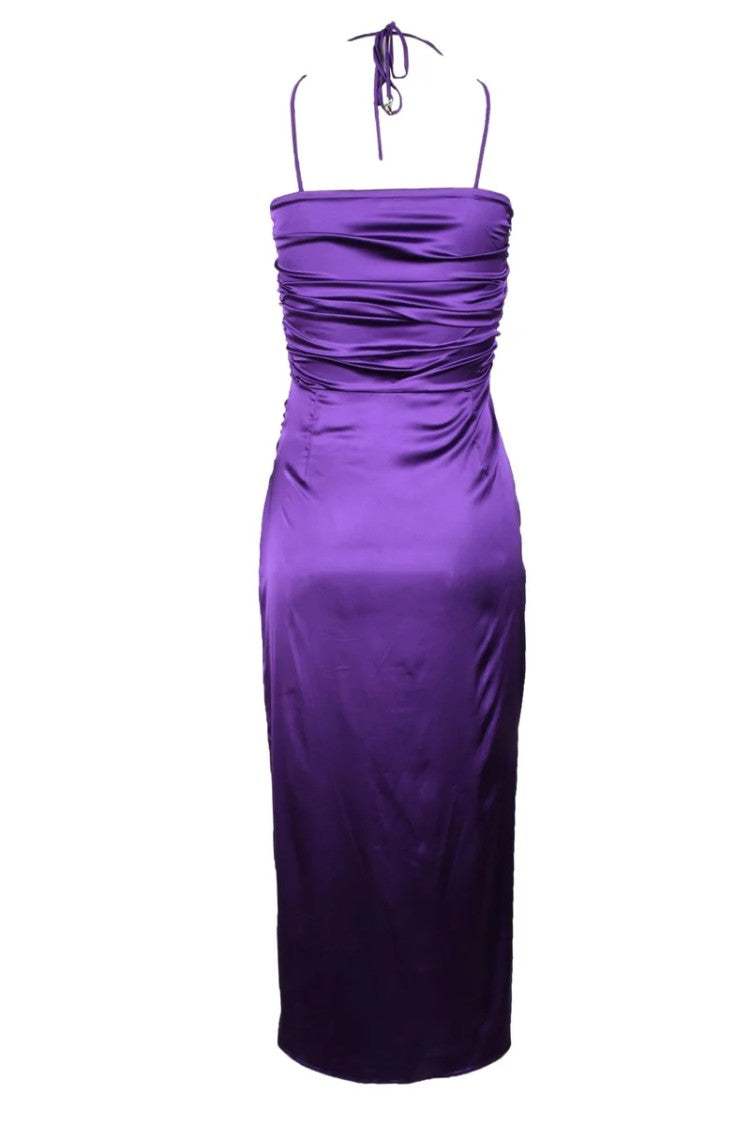 Patrizia Pepe Viscose Stretch Dress - Purple