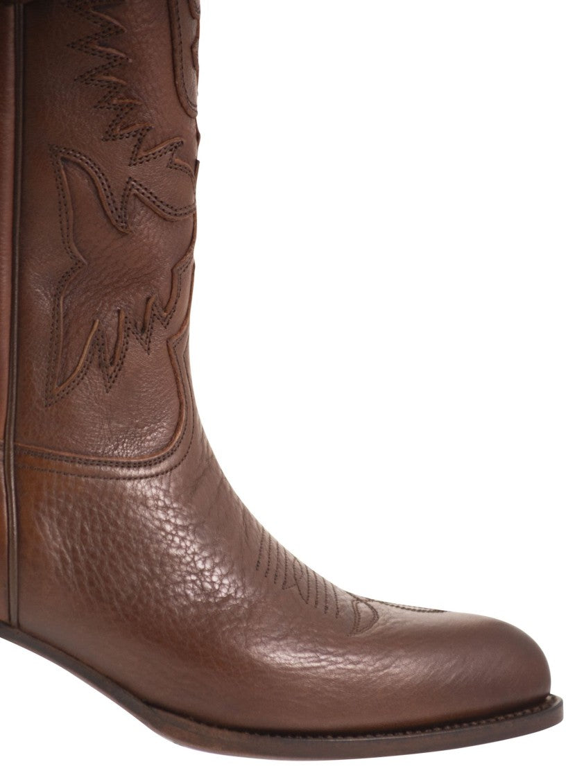 Polo Ralph Lauren Leather Cowboy Boots