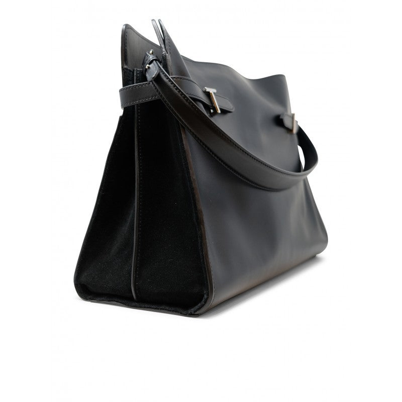 Le Tanneur Black Maxi Shoulder Bag
