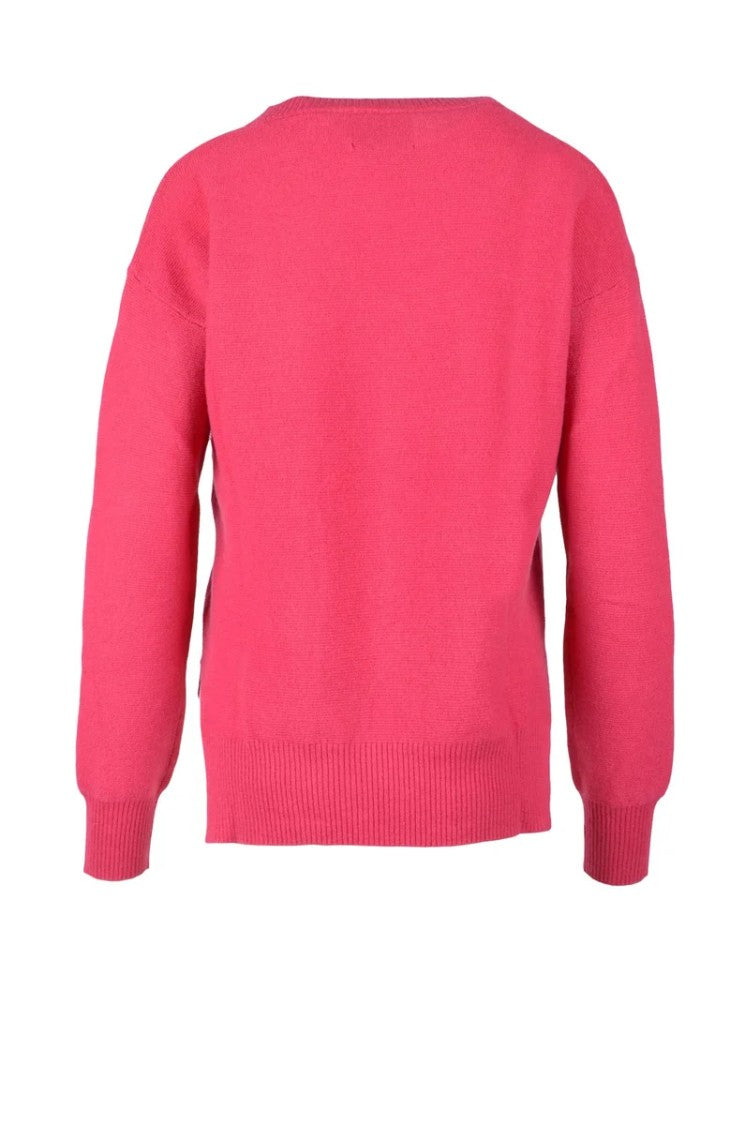 N.O.W. Andrea Rosati Cashmere Sweater - Fuchsia