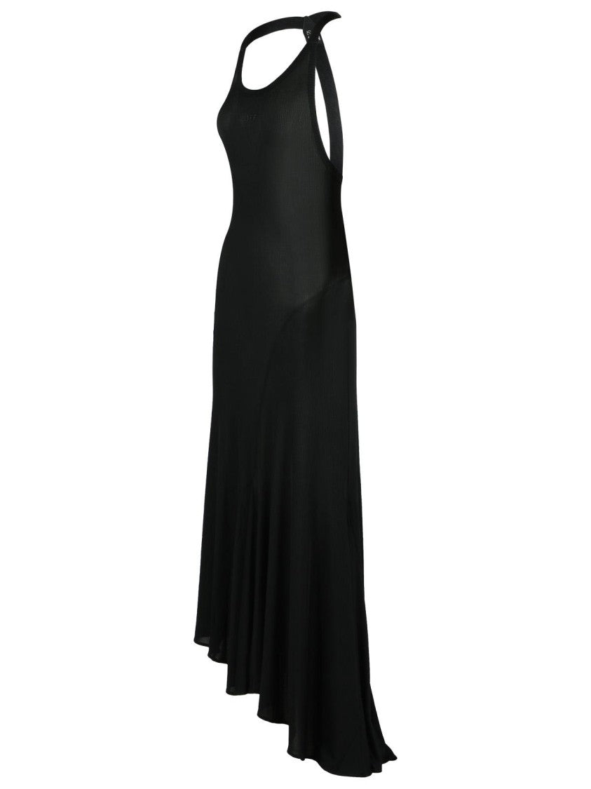 Off-White Black Viscose Dress
