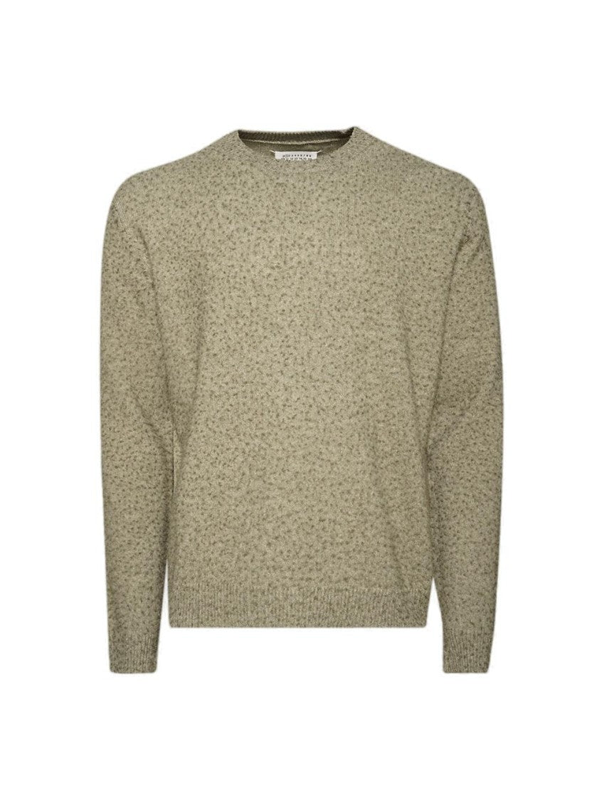 Maison Margiela Crewneck Sweater Sage Green