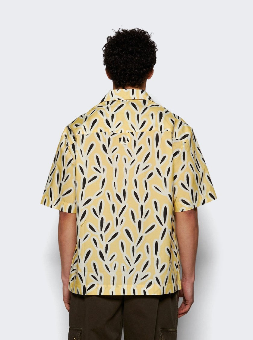 Jacquemus Jean Shirt Yellow And Black