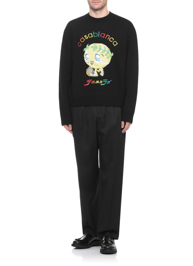 Casablanca Kawaii Tennis Boy Sweater