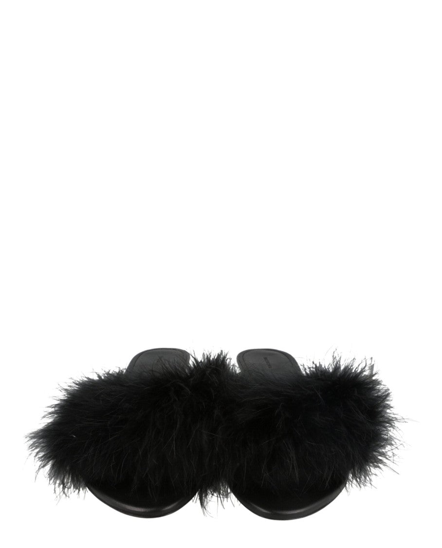 Balenciaga Boudoir Feather Sandals