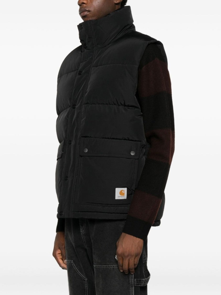 Carhartt Wip Brent Vest With Waterproof Synthetic Down Construction And Concealed Fastening